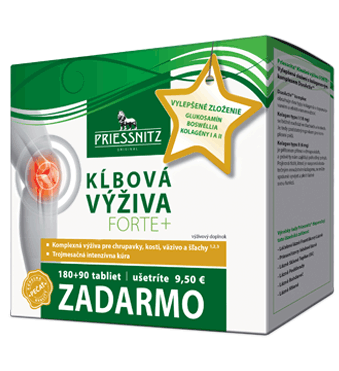 Priessnitz® Kĺbová výživa FORTE+ Glukozamín + Kolagény 180+90 tabliet